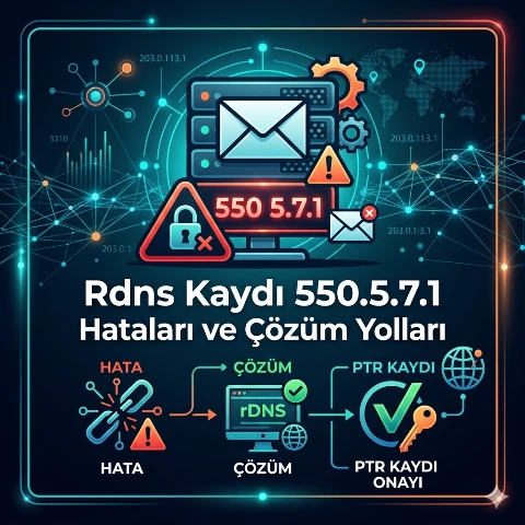 Rdns Kaydı  550.5.7.1 Hataları ve Çözüm Yolları