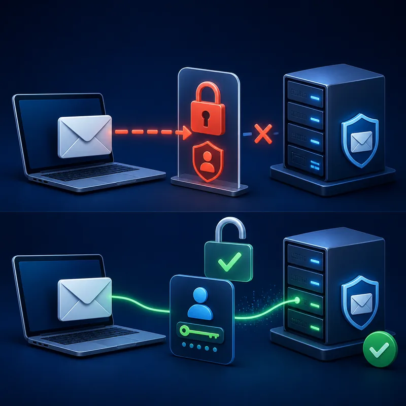 530 Authentication Required SMTP Hatası