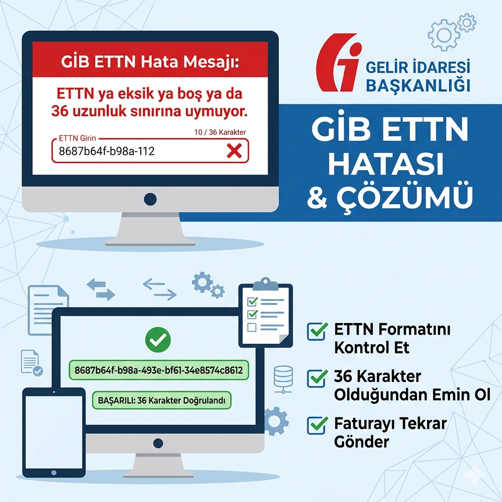 Ettn ya eksik ya boş ya da 36 uzunluk sınırına uymuyor hatası