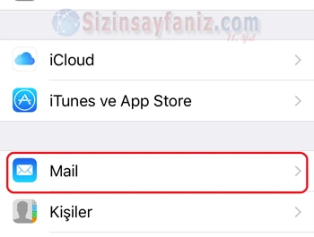 İphone Kurumsal Mail Kurulumu