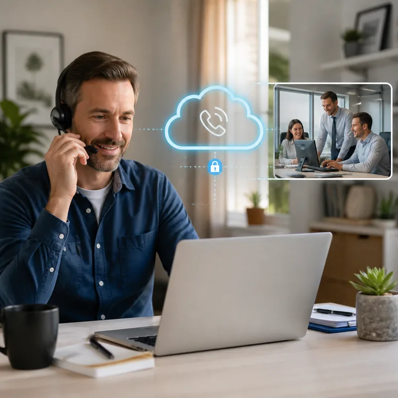 Home Office Çalışanlar İçin Bulut Santral