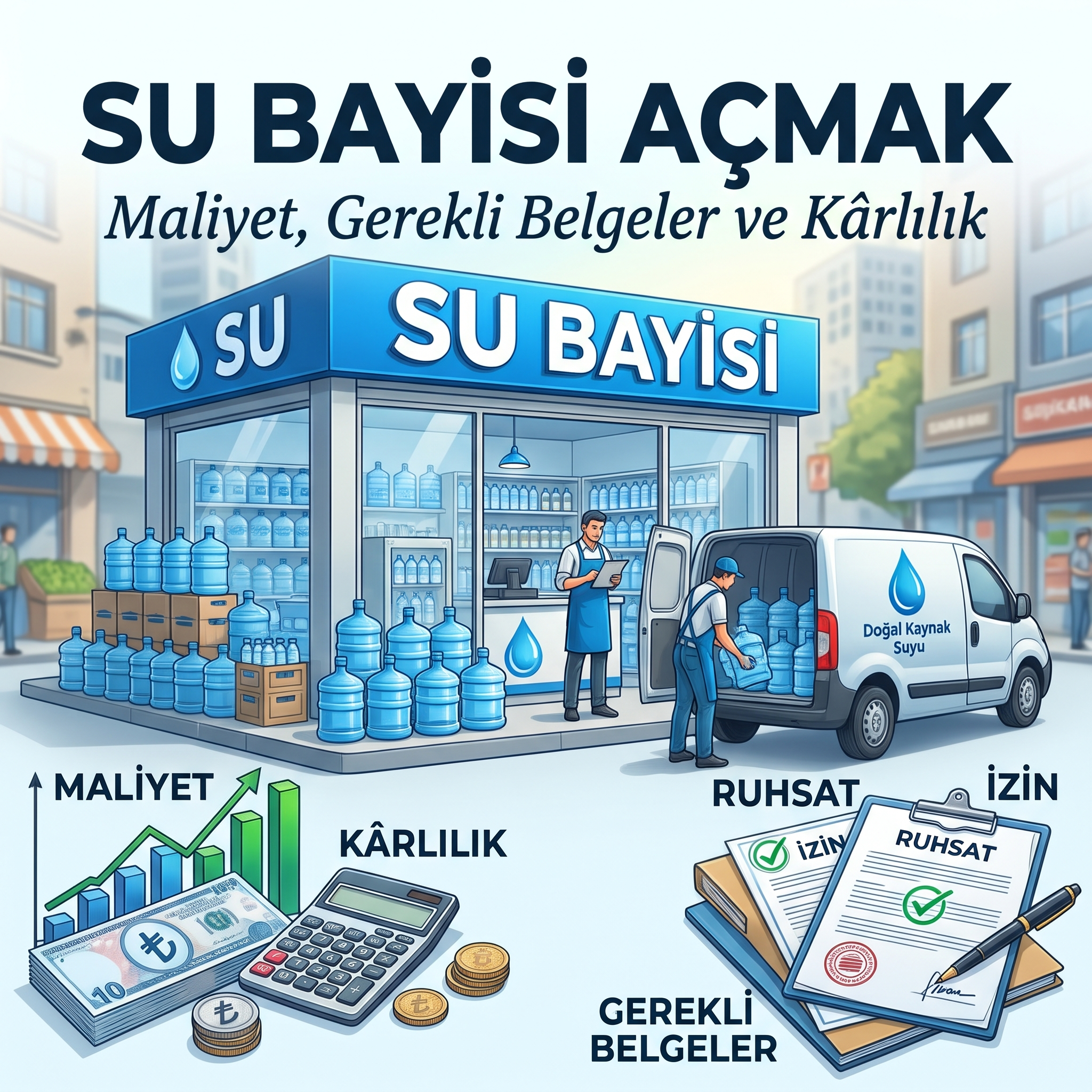 Su Bayisi Açmak: Maliyet, Gerekli Belgeler ve Kârlılık