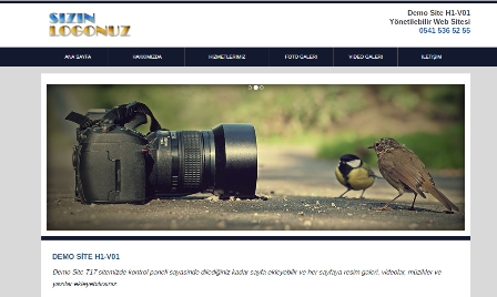 Tanıtım H1 web sitesi demosu
